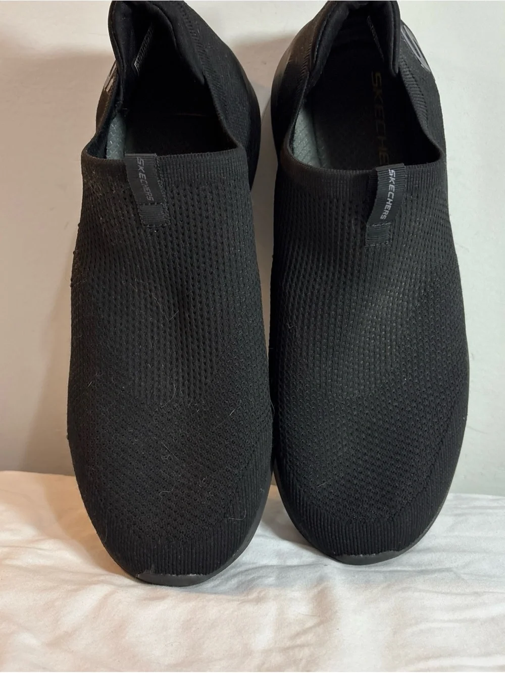 Skechers Men's Slip-On Athletic Shoes - Black. 8/18